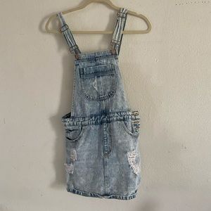 Denim Overall Dress